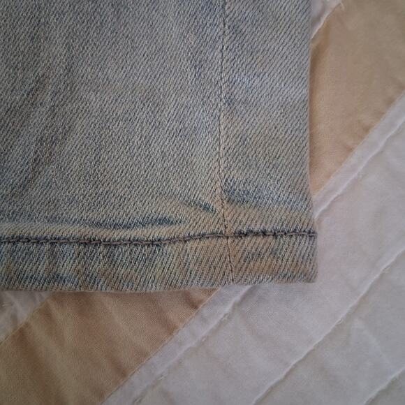 DL1961 Harriet Denim Jumpsuit Lace Tie Front in Dallas $229 Medium NWT *read - Picture 10 of 16